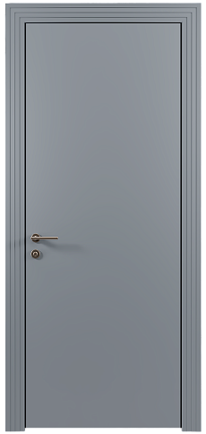 Дверь Tivoli А-4 Серебристо-серая эмаль (RAL 7045) без стекла