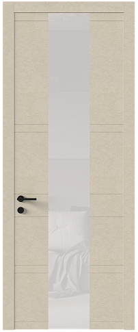 Дверь Tivoli Ж-2 Версилк крем со стеклом