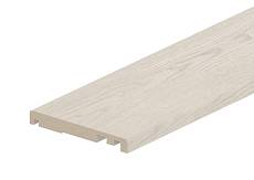 Наличник прямоугольный с хвостовиком, H=80мм, комплект на двустворчатая дверь, Шампань