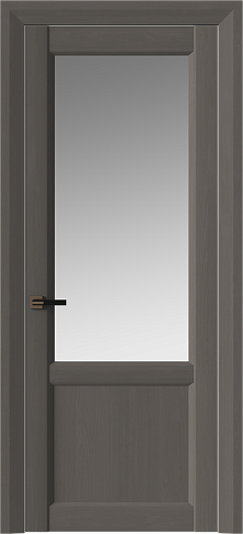 Дверь Dinastia Neo Classic Decoro Тёмный серый ST со стеклом