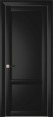 Дверь Dinastia Neo Classic Decoro Черная эмаль (RAL 9004) без стекла