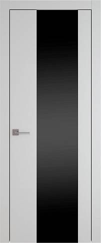 Дверь Tivoli Е-1 Серая эмаль (RAL 7047) со стеклом