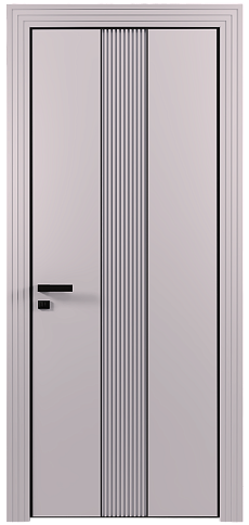 Дверь Pilastro Moderno Серый Флокс эмаль (RAL 358-71-02) без стекла
