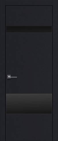 Дверь Tivoli К-4 Черная эмаль (RAL 9004) без стекла