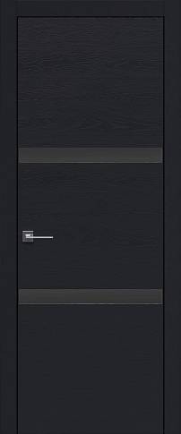 Дверь Tivoli В-4 Черная эмаль по шпону (RAL 9004) без стекла