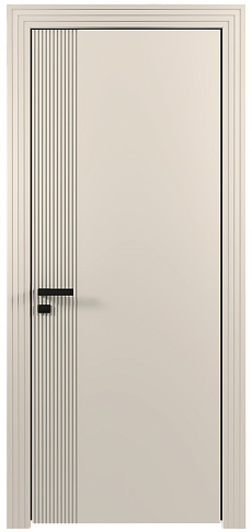 Дверь Sinistro Moderno Бежевая эмаль (RAL 9010) без стекла