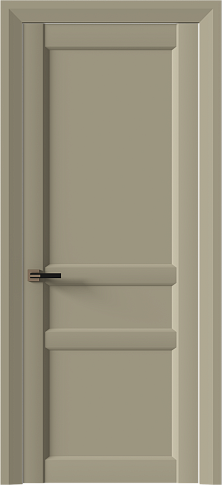 Дверь Imperia-R Neo Classic Decoro Серое Льняное волокно эмаль (RAL 075-70-10) без стекла