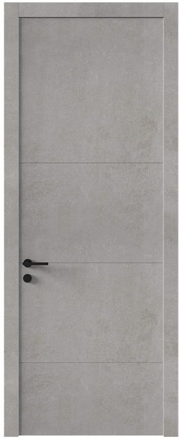 Межкомнатная дверь Tivoli Г-2, Без стекла (ДГ), цвет - Белый камень