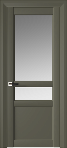 Дверь Imperia-R Neo Classic Decoro Серый Мох эмаль (RAL 7003) со стеклом