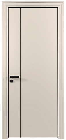 Дверь Piazza Moderno Бежевая эмаль (RAL 9010) без стекла
