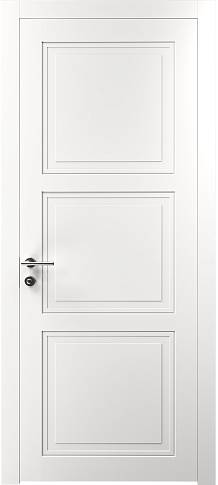 Дверь Milano Neo Classic Белая эмаль (RAL 9003) без стекла