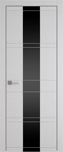 Дверь Tivoli Ж-2 Серая эмаль по шпону (RAL 7047) со стеклом