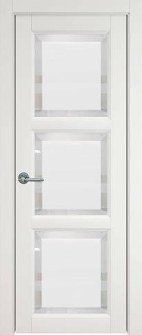 Дверь Milano Porta Classic Бежевая эмаль (RAL 9010) со стеклом