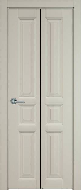 Межкомнатная дверь Porta Classic Milano Книжка, цвет - Серо-оливковая эмаль (RAL 7032), Без стекла (ДГ)