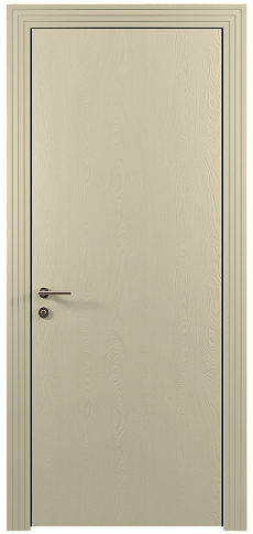 Дверь Tivoli А-4 Серо-оливковая эмаль по шпону (RAL 7032) без стекла