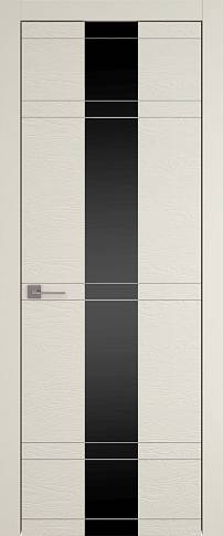 Дверь Tivoli Ж-4 Жемчужная эмаль по шпону (RAL 1013) со стеклом