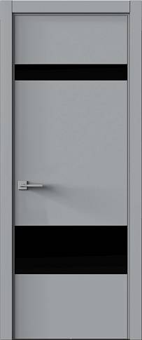 Дверь Tivoli К-4 Серебристо-серая эмаль (RAL 7045) без стекла
