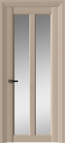 Дверь Prato Neo Classic Decoro Серый цемент эмаль (RAL 060-70-10) со стеклом