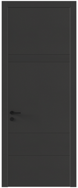 Межкомнатная дверь Tivoli К-2, Без стекла (ДГ), цвет - Диамант серый