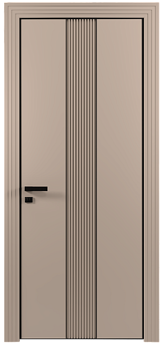 Дверь Pilastro Moderno Бежевое Ядро Миндаля эмаль (RAL 070-85-05) без стекла
