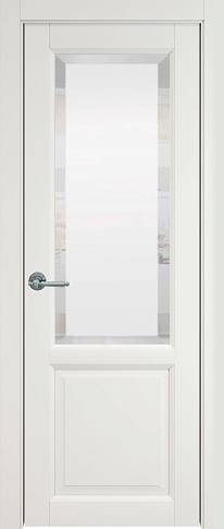 Дверь Dinastia Porta Classic Бежевая эмаль (RAL 9010) со стеклом