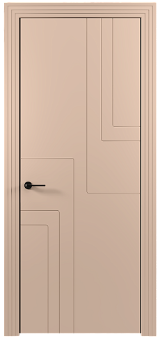 Дверь Futuro Moderno Серый цемент эмаль (RAL 060-70-10) без стекла