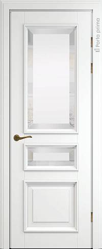 Дверь Imperia-R Porta Classic LUX Белая эмаль (RAL 9003) со стеклом