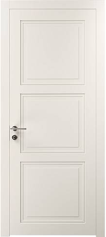 Дверь Milano Neo Classic Бежевая эмаль (RAL 9010) без стекла