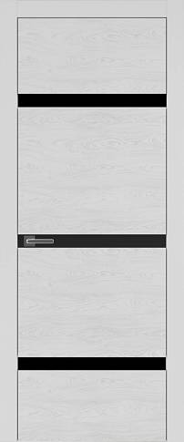Дверь Tivoli Г-4 Серая эмаль по шпону (RAL 7047) без стекла