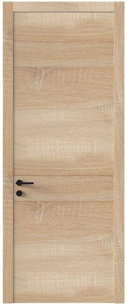 Межкомнатная дверь Tivoli И-2, Без стекла (ДГ), цвет - Дуб сонома светлый