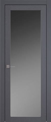 Дверь Tivoli З-5 Графитово-серая эмаль (RAL 7024) со стеклом