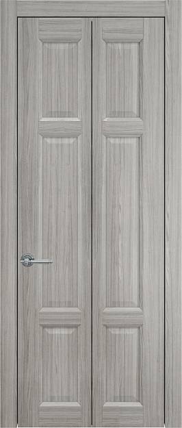 Межкомнатная дверь Porta Classic Siena Книжка, цвет - Орех пепельный, Без стекла (ДГ)