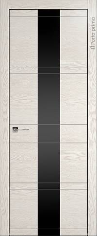 Дверь Tivoli Ж-2 Белый ясень nano-flex со стеклом