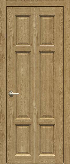 Межкомнатная дверь Porta Classic Siena Книжка, цвет - Дуб натуральный, Без стекла (ДГ)