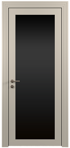 Дверь Tivoli З-1 Жемчужная эмаль (RAL 1013) со стеклом