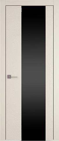Дверь Tivoli Е-1 Жемчужная эмаль по шпону (RAL 1013) со стеклом