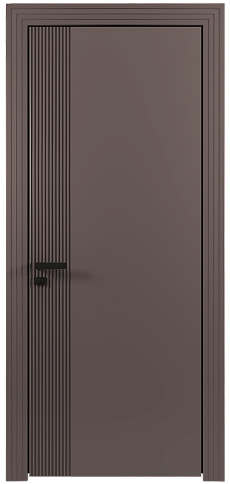 Дверь Sinistro Moderno Серо-Розовый мордовник эмаль (RAL 020-60-05) без стекла