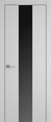 Дверь Tivoli Ж-5 Серая эмаль по шпону (RAL 7047) со стеклом
