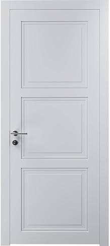 Дверь Milano Neo Classic Серая эмаль (RAL 7047) без стекла