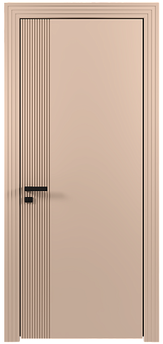 Дверь Sinistro Moderno Серый цемент эмаль (RAL 060-70-10) без стекла