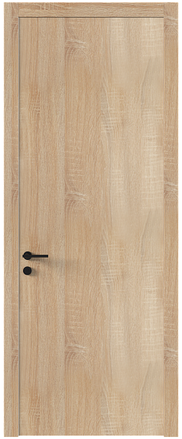 Межкомнатная дверь Tivoli А-1, Без стекла (ДГ), цвет - Дуб сонома светлый
